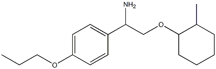 1-{1-amino-2-[(2-methylcyclohexyl)oxy]ethyl}-4-propoxybenzene