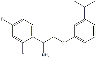 1-{1-amino-2-[3-(propan-2-yl)phenoxy]ethyl}-2,4-difluorobenzene