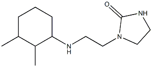 1-{2-[(2,3-dimethylcyclohexyl)amino]ethyl}imidazolidin-2-one,,结构式