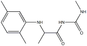 1-{2-[(2,5-dimethylphenyl)amino]propanoyl}-3-methylurea