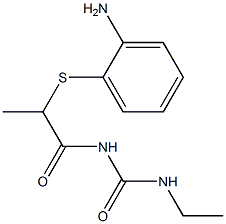 1-{2-[(2-aminophenyl)sulfanyl]propanoyl}-3-ethylurea