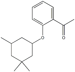 1-{2-[(3,3,5-trimethylcyclohexyl)oxy]phenyl}ethan-1-one|