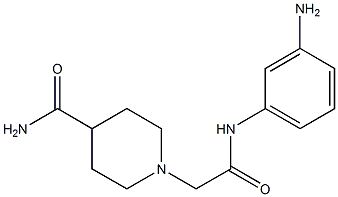 1-{2-[(3-aminophenyl)amino]-2-oxoethyl}piperidine-4-carboxamide|
