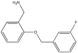  1-{2-[(3-fluorobenzyl)oxy]phenyl}methanamine