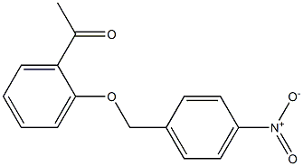 1-{2-[(4-nitrobenzyl)oxy]phenyl}ethanone 化学構造式