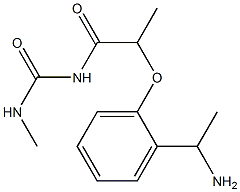 1-{2-[2-(1-aminoethyl)phenoxy]propanoyl}-3-methylurea