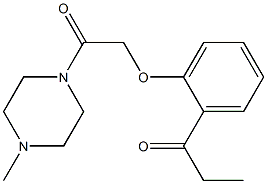 1-{2-[2-(4-methylpiperazin-1-yl)-2-oxoethoxy]phenyl}propan-1-one