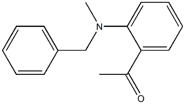 1-{2-[benzyl(methyl)amino]phenyl}ethan-1-one Struktur