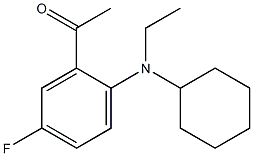  1-{2-[cyclohexyl(ethyl)amino]-5-fluorophenyl}ethan-1-one