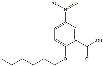 2-(hexyloxy)-5-nitrobenzoic acid Struktur