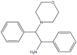 2-(morpholin-4-yl)-1,2-diphenylethan-1-amine Struktur