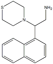 2-(naphthalen-1-yl)-2-(thiomorpholin-4-yl)ethan-1-amine Structure