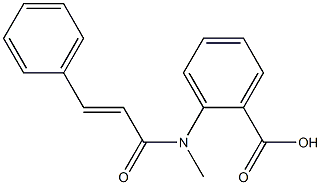 2-(N-methyl-3-phenylprop-2-enamido)benzoic acid