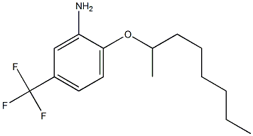 2-(octan-2-yloxy)-5-(trifluoromethyl)aniline Structure