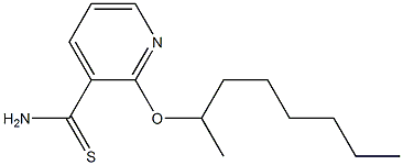 2-(octan-2-yloxy)pyridine-3-carbothioamide