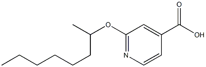 2-(octan-2-yloxy)pyridine-4-carboxylic acid|