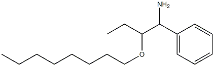 2-(octyloxy)-1-phenylbutan-1-amine Structure
