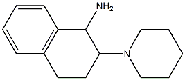 2-(piperidin-1-yl)-1,2,3,4-tetrahydronaphthalen-1-amine,,结构式