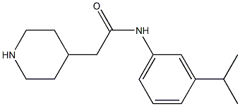 2-(piperidin-4-yl)-N-[3-(propan-2-yl)phenyl]acetamide|