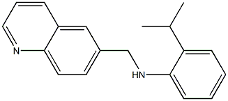 2-(propan-2-yl)-N-(quinolin-6-ylmethyl)aniline 结构式