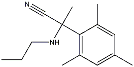2-(propylamino)-2-(2,4,6-trimethylphenyl)propanenitrile