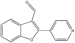 2-(pyridin-4-yl)-1-benzofuran-3-carbaldehyde|