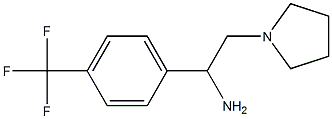 2-(pyrrolidin-1-yl)-1-[4-(trifluoromethyl)phenyl]ethan-1-amine|