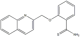 2-(quinolin-2-ylmethoxy)benzene-1-carbothioamide|