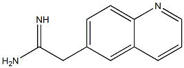 2-(quinolin-6-yl)ethanimidamide,,结构式