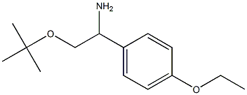 2-(tert-butoxy)-1-(4-ethoxyphenyl)ethan-1-amine Structure