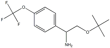 2-(tert-butoxy)-1-[4-(trifluoromethoxy)phenyl]ethan-1-amine Struktur