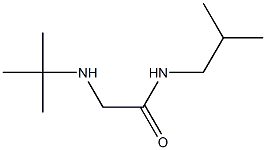 2-(tert-butylamino)-N-(2-methylpropyl)acetamide Structure