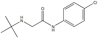 2-(tert-butylamino)-N-(4-chlorophenyl)acetamide,,结构式