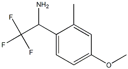 2,2,2-trifluoro-1-(4-methoxy-2-methylphenyl)ethan-1-amine Struktur