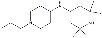 2,2,6,6-tetramethyl-N-(1-propylpiperidin-4-yl)piperidin-4-amine,,结构式