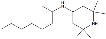 2,2,6,6-tetramethyl-N-(octan-2-yl)piperidin-4-amine 结构式