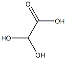 2,2-dihydroxyacetic acid Structure