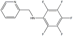 2,3,4,5,6-pentafluoro-N-(pyridin-2-ylmethyl)aniline 化学構造式