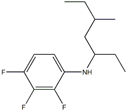  2,3,4-trifluoro-N-(5-methylheptan-3-yl)aniline