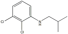 2,3-dichloro-N-(2-methylpropyl)aniline Struktur