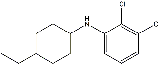 2,3-dichloro-N-(4-ethylcyclohexyl)aniline 化学構造式