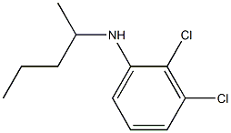 2,3-dichloro-N-(pentan-2-yl)aniline Structure