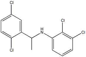 2,3-dichloro-N-[1-(2,5-dichlorophenyl)ethyl]aniline Structure