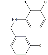 2,3-dichloro-N-[1-(3-chlorophenyl)ethyl]aniline,,结构式