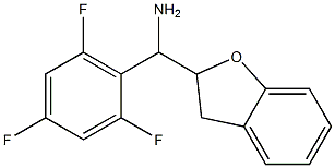 2,3-dihydro-1-benzofuran-2-yl(2,4,6-trifluorophenyl)methanamine|