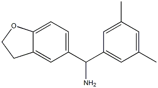 2,3-dihydro-1-benzofuran-5-yl(3,5-dimethylphenyl)methanamine|