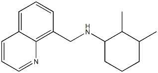 2,3-dimethyl-N-(quinolin-8-ylmethyl)cyclohexan-1-amine 结构式