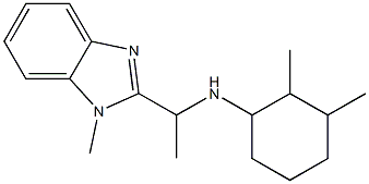 2,3-dimethyl-N-[1-(1-methyl-1H-1,3-benzodiazol-2-yl)ethyl]cyclohexan-1-amine