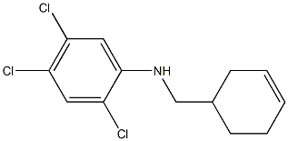  2,4,5-trichloro-N-(cyclohex-3-en-1-ylmethyl)aniline