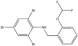 2,4,6-tribromo-N-{[2-(difluoromethoxy)phenyl]methyl}aniline|